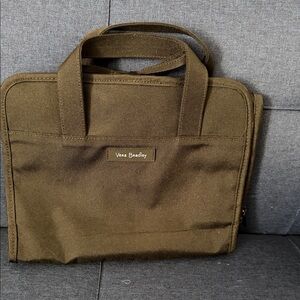 Vera Bradley Black Floral Hanging Organizer Great Condition HARD TO FIND ITEM